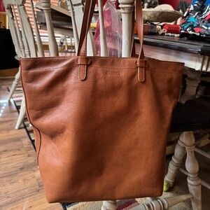 Consuela Brown Leather Tote
